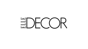 Logo Elle Decor en noir avec fond blanc.