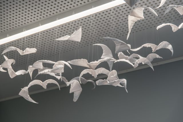 Oiseaux en origami - une création Junior Fritz Jacquet pour LES BATISSEURS Paris